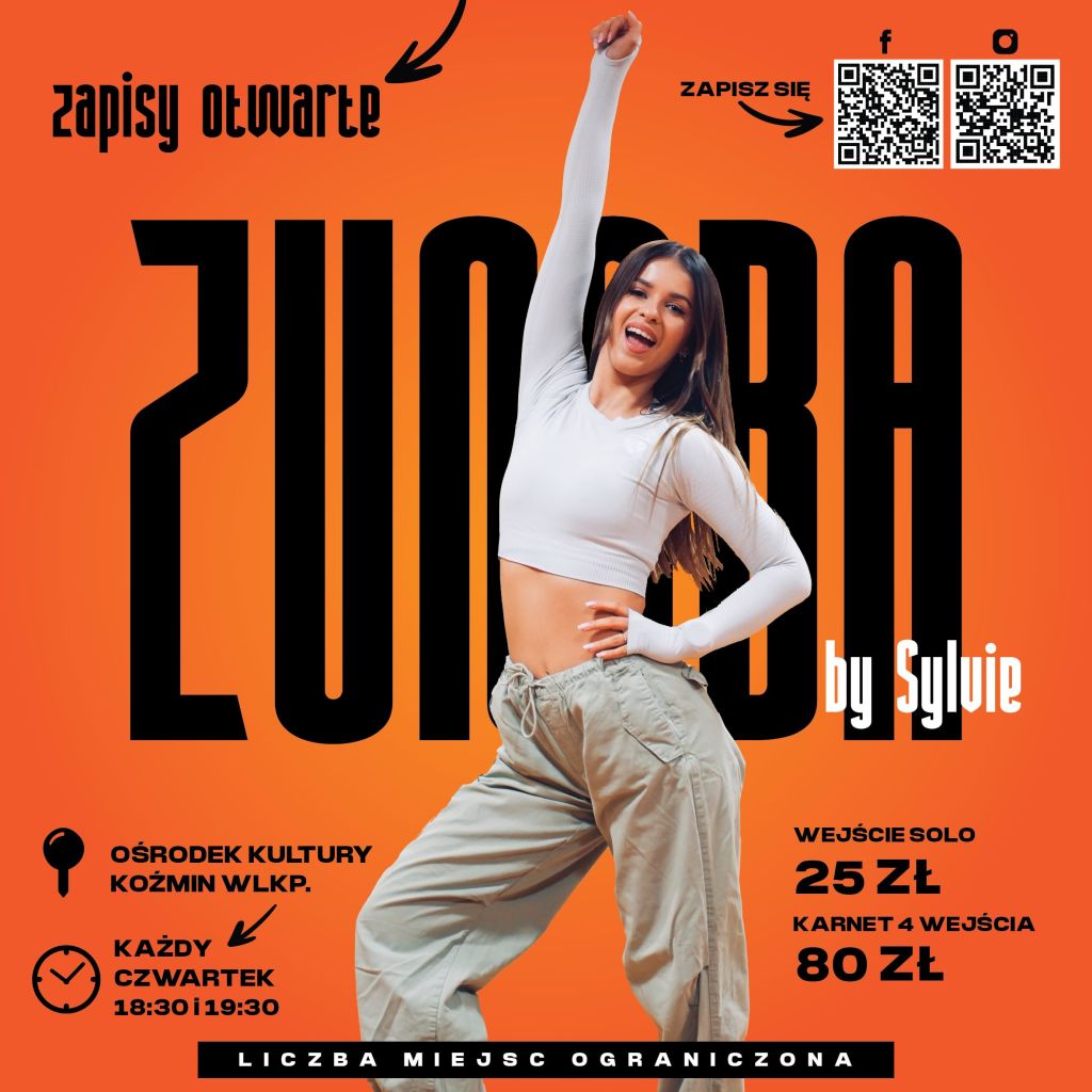 ZUMBA - DWIE GRUPY ZAJĘĆ