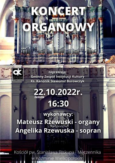 KONCERT ORGANOWY W KLASZTORZE