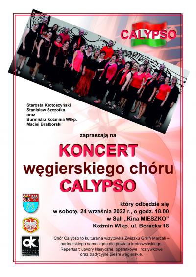 KONCERT  WĘGIERSKIEGO CHÓRU W KINIE MIESZKO